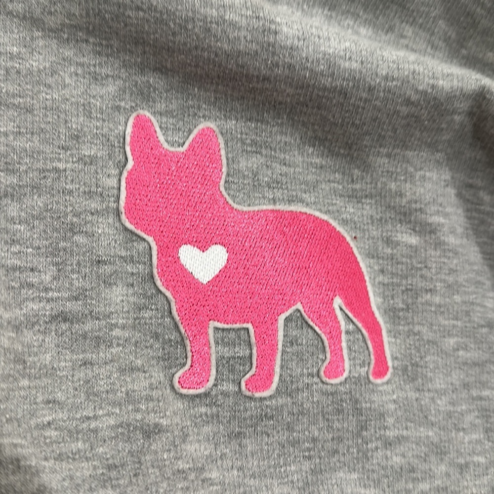 CUSTOM FRENCH BULLDOG HOODIE MENS SIZE XL NO TAGS